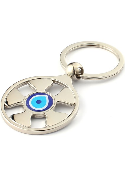 Nazar Boncuğu Damla Logolu Logosuz Anahtarlık ''newlifepromosyon'' MDL127