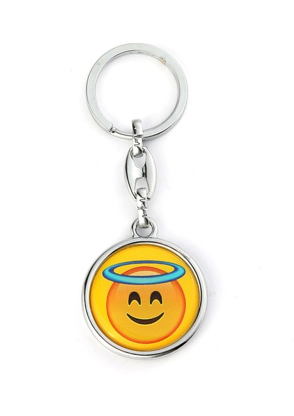 Melek Figürlü Emoji Anahtarlık ''newlifepromosyon'' MDL186
