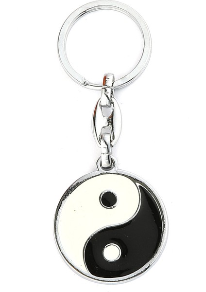 Unisex Ying Yang Siyah Beyaz Tasarımlı Anahtarlık ''newlifepromosyon'' MDL281 fiyatları
