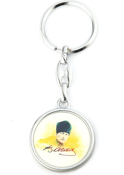 Mustafa Kemal Atatürk Logolu Anahtarlık ''newlifepromosyon'' MDL290