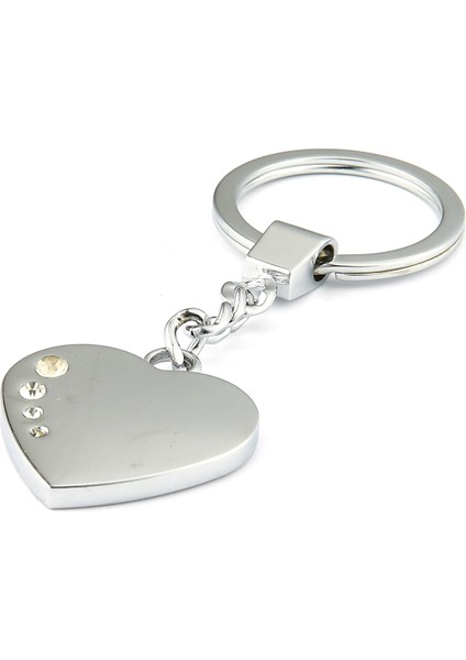 Taşlı Kalp Tasarımlı Anahtarlık ''newlifepromosyon'' MDL535