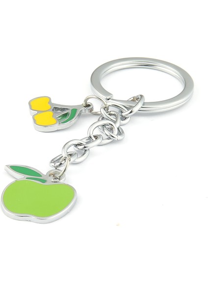 Elma Kiraz Tasarımlı Anahtarlık ''newlifepromosyon'' MDL557