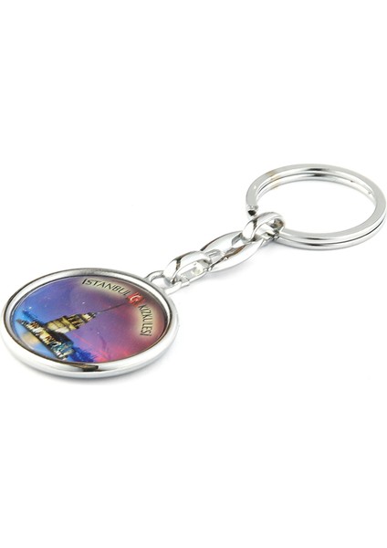 Kızkulesi Temalı Logolu Anahtarlık ''newlifepromosyon'' MDL295