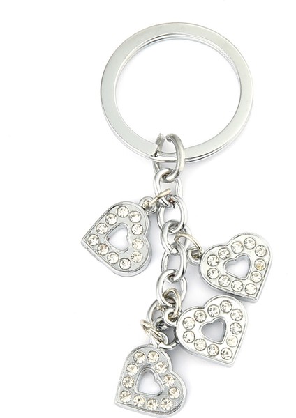 Taşlı Kalp Tasarımlı Anahtarlık ''newlifepromosyon'' MDL316 fiyatları