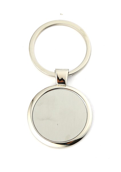 Metalik Logosuz Daire Şeklinde Anahtarlık ''newlifepromosyon'' MDL387