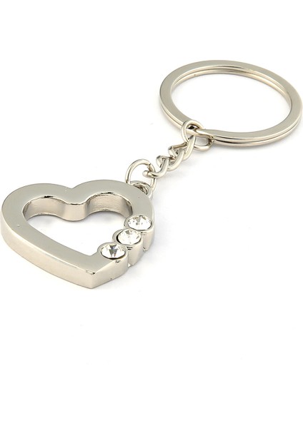 Taşlı Kalp Tasarımlı Anahtarlık ''newlifepromosyon'' MDL405