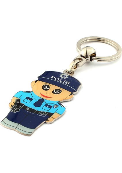 Bay Polis Figürlü Anahtarlık ''newlifepromosyon'' MDL80