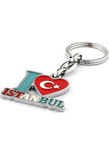 L Love You Yazılı Ay Yıldız Temalı Anahtarlık ''newlifepromosyon'' MDL144