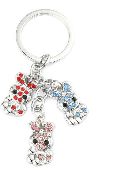 Taşlı Renkli Tavşan Tasarımlı Anahtarlık ''newlifepromosyon'' MDL538 fiyatları