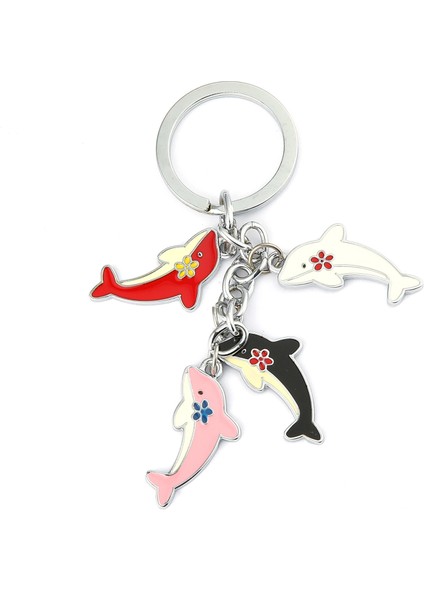 Renkli Yunus Balığı Tasarımlı Anahtarlık ''newlifepromosyon'' MDL548 fiyatları