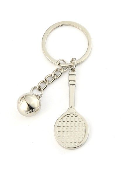 3D Tenis Topu ve Raket Metal Tasarımlı Anahtarlık ''newlifepromosyon'' MDL383 fiyatları