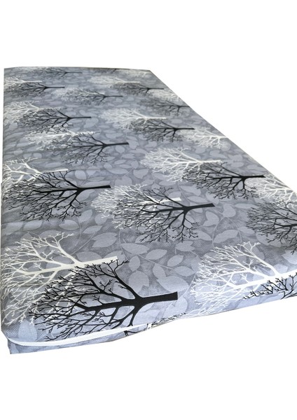 Çocuk Yatağı 60X120X6 cm Vip Oyun Parkı Sünger Yatak Bebek Yatağı-Gri Ağaç modelleri