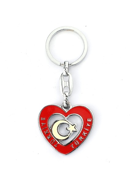 Türkiye Yazılı Ay Yıldız Temalı Anahtarlık ''newlifepromosyon'' MDL72 fiyatları