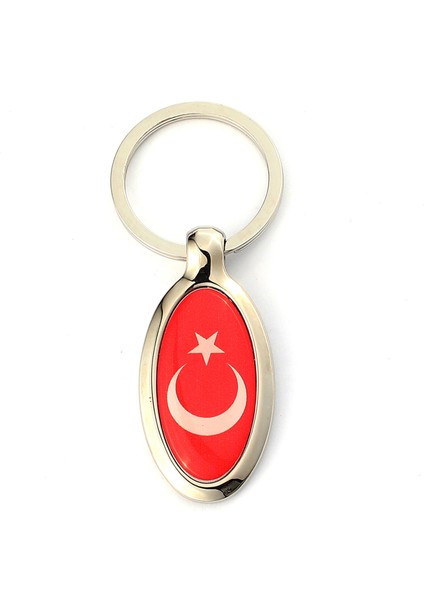 Ay Yıldız Damla Logolu Logosuz Anahtarlık ''newlifepromosyon'' MDL129 fiyatları