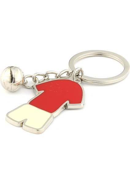Kırmızı Beyaz Forma Tasarımlı Anahtarlık ''newlifepromosyon'' MDL258