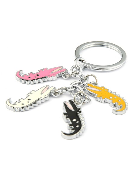 Renkli Timsahlar Tasarımlı Anahtarlık ''newlifepromosyon'' MDL525