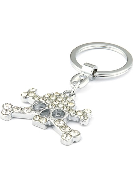 Taşlı Kurukafa Tehlikeli Tasarımlı Anahtarlık ''newlifepromosyon'' MDL534