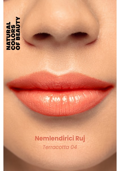 Nemlendirici Ruj Terracotta 04 %100 Doğal