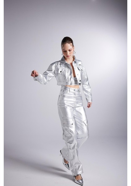 Varak Kaplama Kargo Cepli Millen Pantolon Gri fırsatları