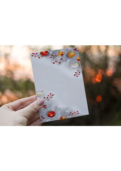 Yazılabilir Not Kartları -Teşekkür Kartı (5x8 cm 50 Adet)