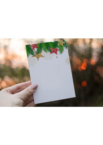 Yazılabilir Not Kartları -Teşekkür Kartı (5x8 cm 50 Adet)