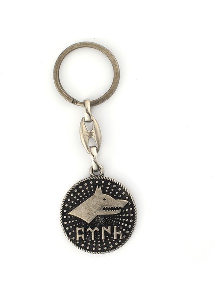 Eskitme Türk Yazılı ve Kurt Tasarımlı Anahtarlık ''newlifepromosyon'' MDL495 fiyatları