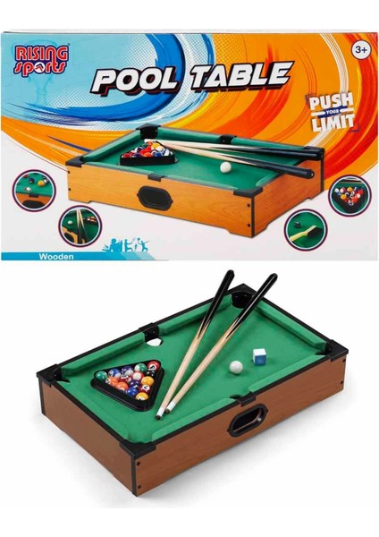 Rising Sports Ahşap Masaüstü Bilardo