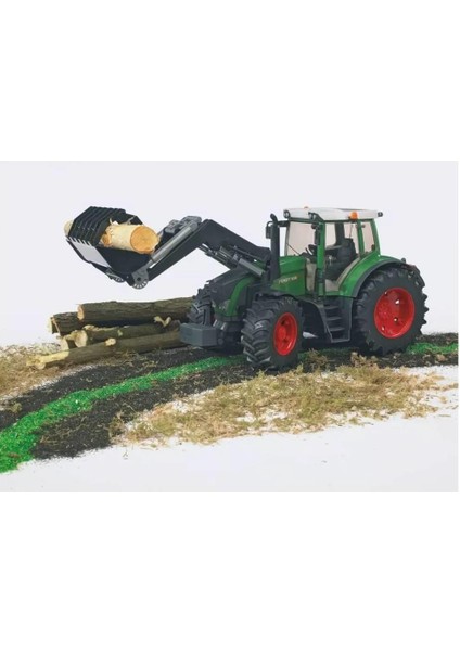 1:16 Model Fendt 936 Verio Kepçeli Traktör Aracı Oyun Seti