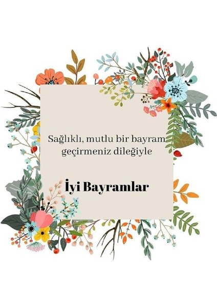 Bayram Için Kutlama Kartı (5,5x8 cm 100 Adet)