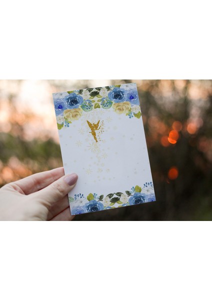 Yazılabilir Büyük Boy Not Kartları -Teşekkür Kartı (6X10 cm 50 Adet)