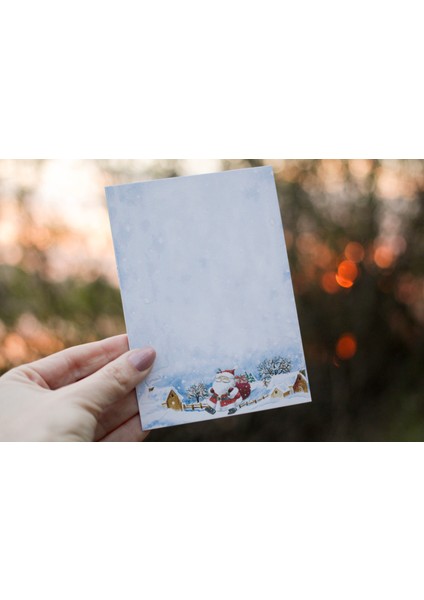 Yazılabilir Büyük Boy Not Kartları -Teşekkür Kartı (6X10 cm 50 Adet)