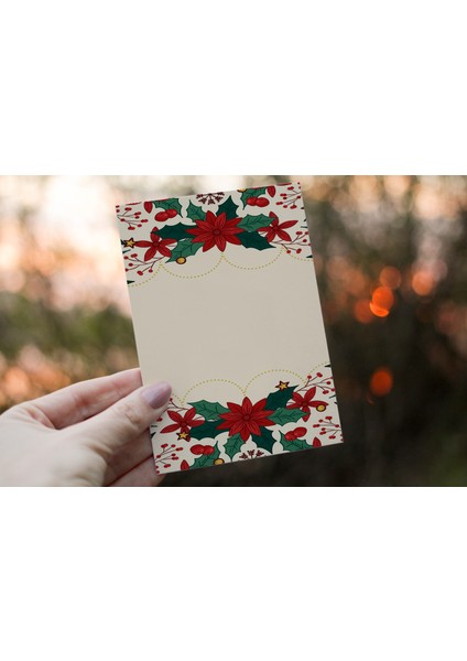 Yazılabilir Not Kartları -Teşekkür Kartı (5x8 cm 50 Adet)