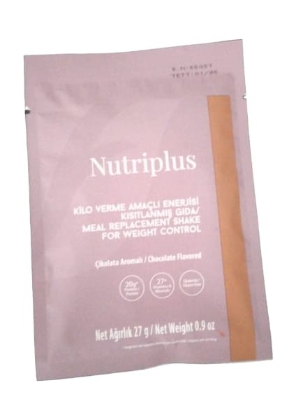 Nutrıplus Çikolata Aromalı Shake Tekli Saşe 27 G