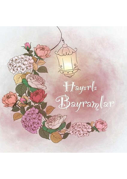 Bayram Için Kutlama Kartı (5,5x8 cm 100 Adet)