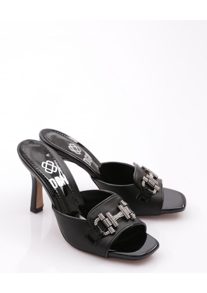 6304 Kadin Metal Aksesuarli Topuklu Terlik fiyatları