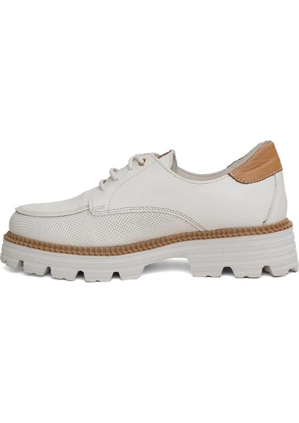 D24YA-3850 Kadın Deri Oxford Ayakkabı