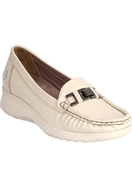 D24YA-685 Kadın Deri Loafer Ayakkabı