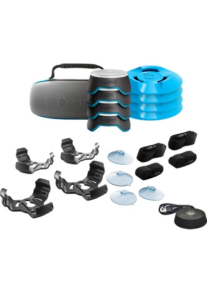 Egzersiz ve Antrenman Set Kit 4'lü Çantalı Aksesuarlı Blaze Pod Training Kit 4 Pieces