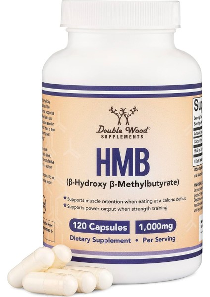 HMB Supplement Third Party Tested Made In Usa 120 Capsules 1000 mg