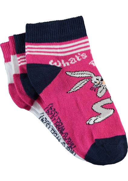 Kız Çocuk Patik Çorap 2-12 Yaş Pembe modelleri