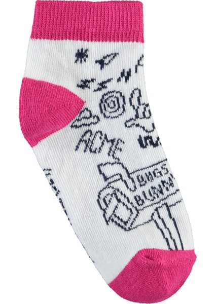 Kız Çocuk Patik Çorap 2-12 Yaş Pembe fırsatları