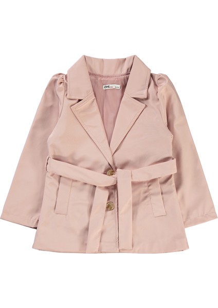 Kız Çocuk Ceket 6-9 Yaş Pudra