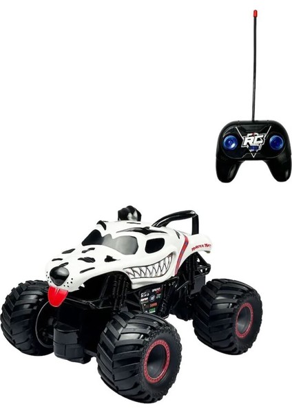 Monster Jam Uzaktan Kumandalı Şarjlı Kükreyen Araçlar Beyaz