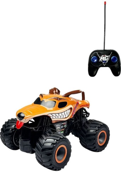 Monster Jam Uzaktan Kumandalı Şarjlı Kükreyen Araçlar Turuncu