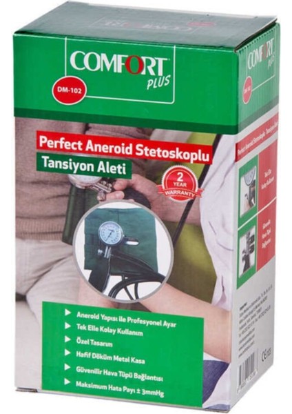 Yok Perfect Aneroid Steteskoplu Tansiyon Aleti DM-102 Manuel Pilli Kol fiyatları