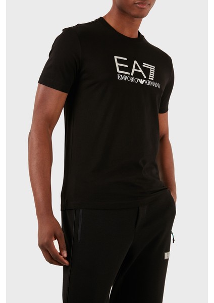 Pamuklu Slim Fit Bisiklet Yaka T Shirt Erkek T Shirt 3DPT71 PJM9Z 1200