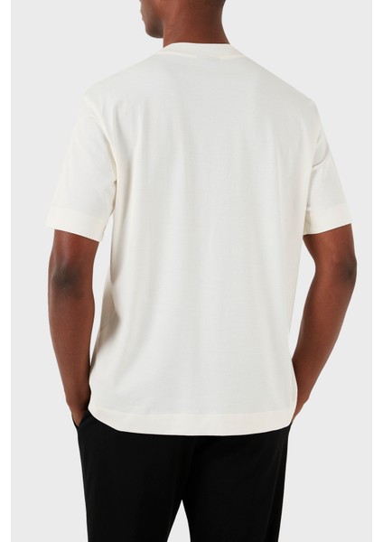 Bisiklet Yaka Pamuk Regular Fit T Shirt Erkek T Shirt 3D1TH3 1jocz 01A7