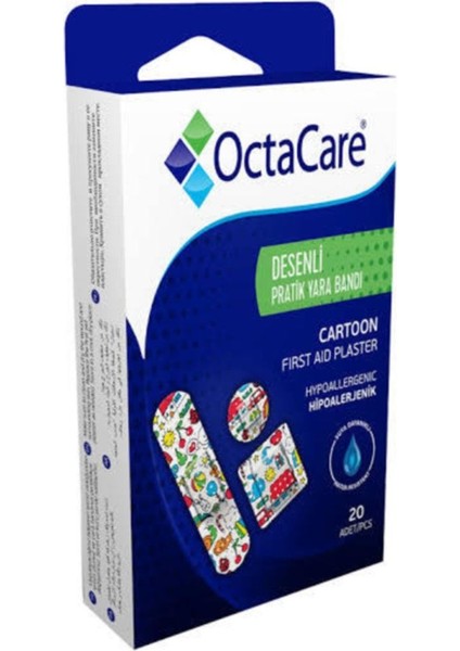 Desenli Pratik Yara Bandı