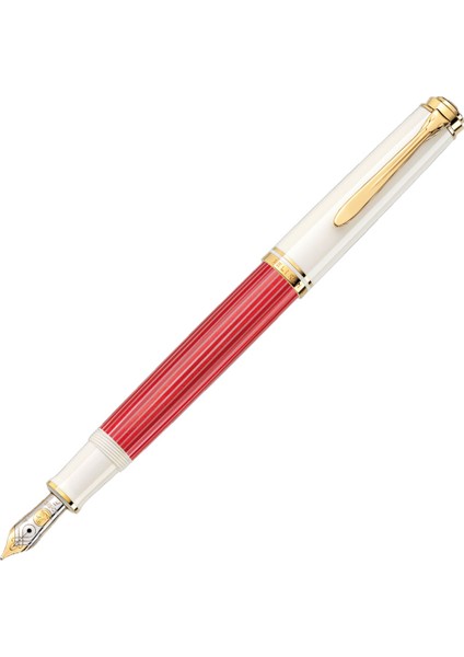 Souveran M600 Dolma Kalem Ef Uç Red-White
