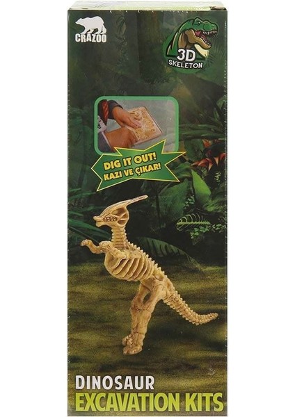 3563 Crazoo Dinozor Figürlü 3D Kazı Seti